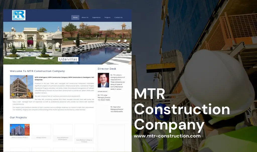 Construction Website Designer in Udaipur