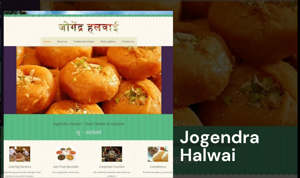 Halwai Website Designer