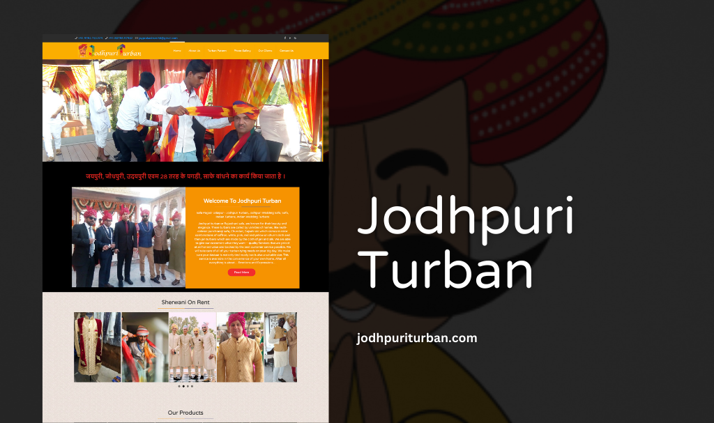 Turban Tying Traditional Services Website Designer
