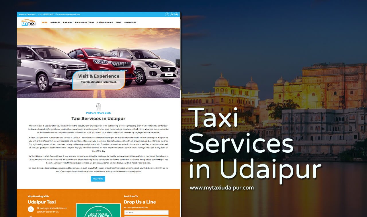 Taxi Company Web Design