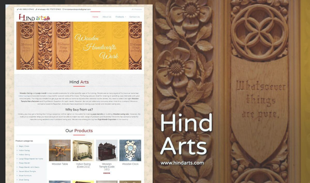 Professional Art Craft Web Design