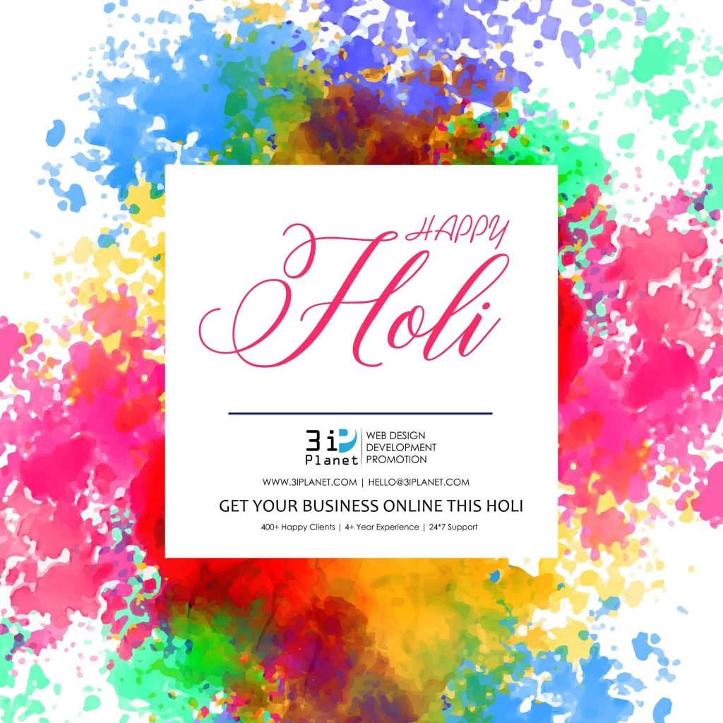 happy holi sale banner design background