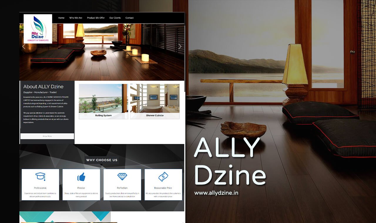 interior designer web design