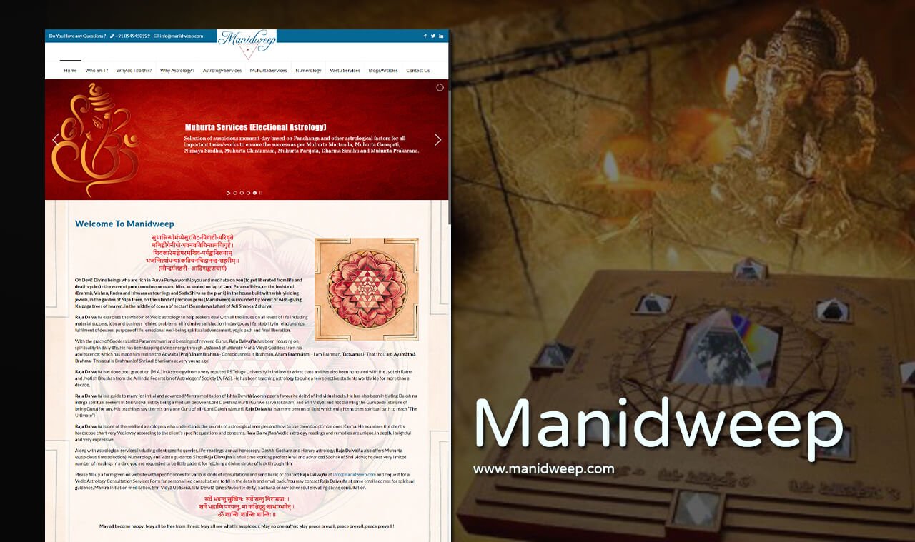 best astrologer website design