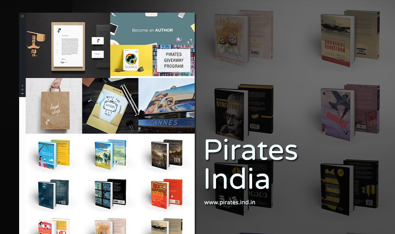 book author website designer