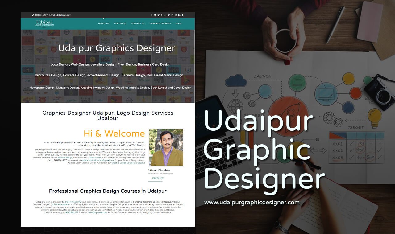 graphics designer website design