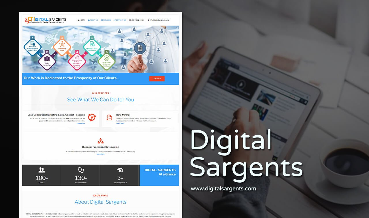 outsource company website design