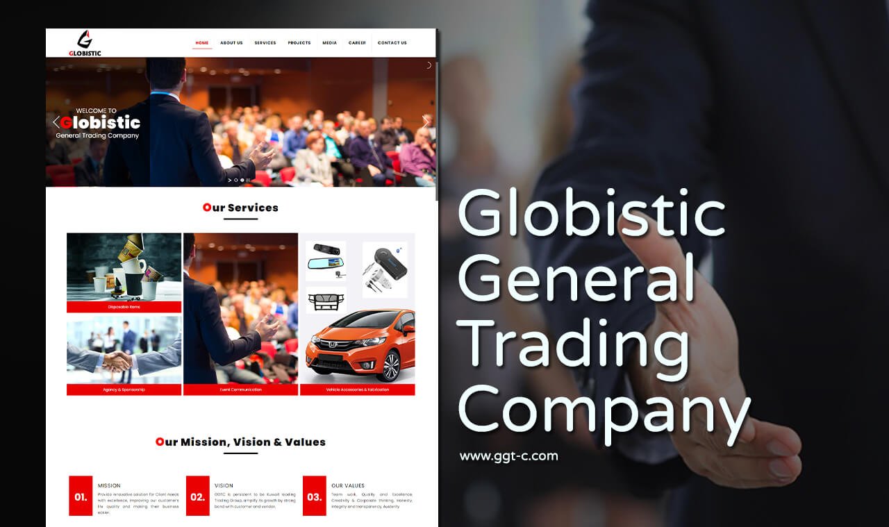 general trading company web design