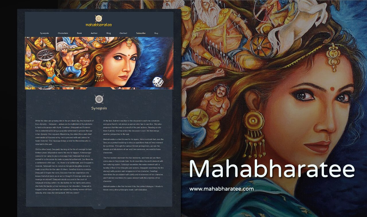 book author website design