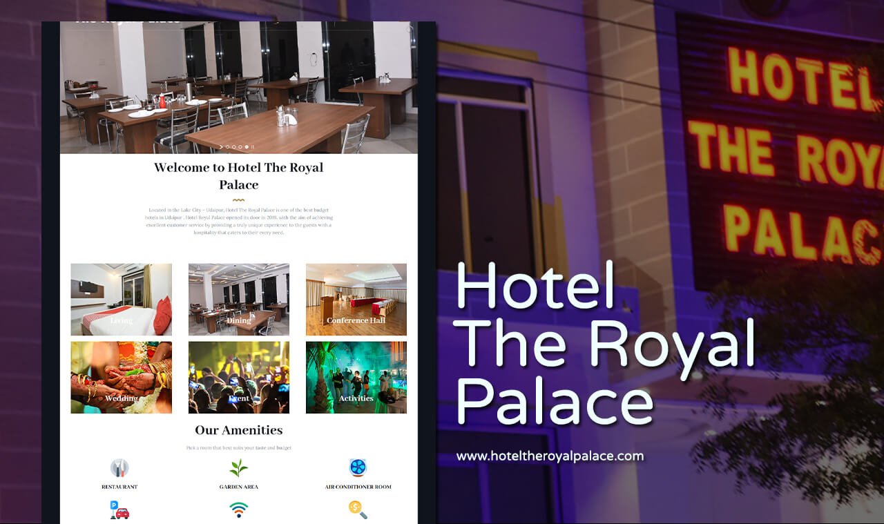 budget hotel website design