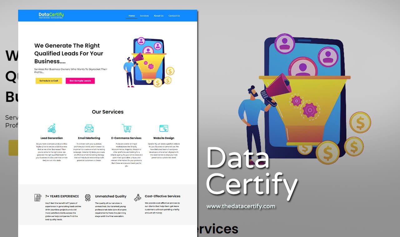kpo company website design