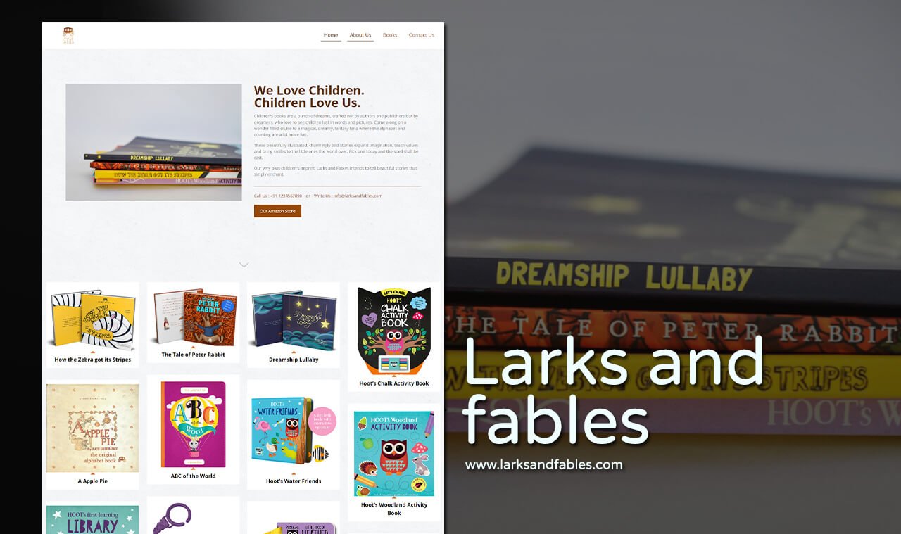 publishing house website designer