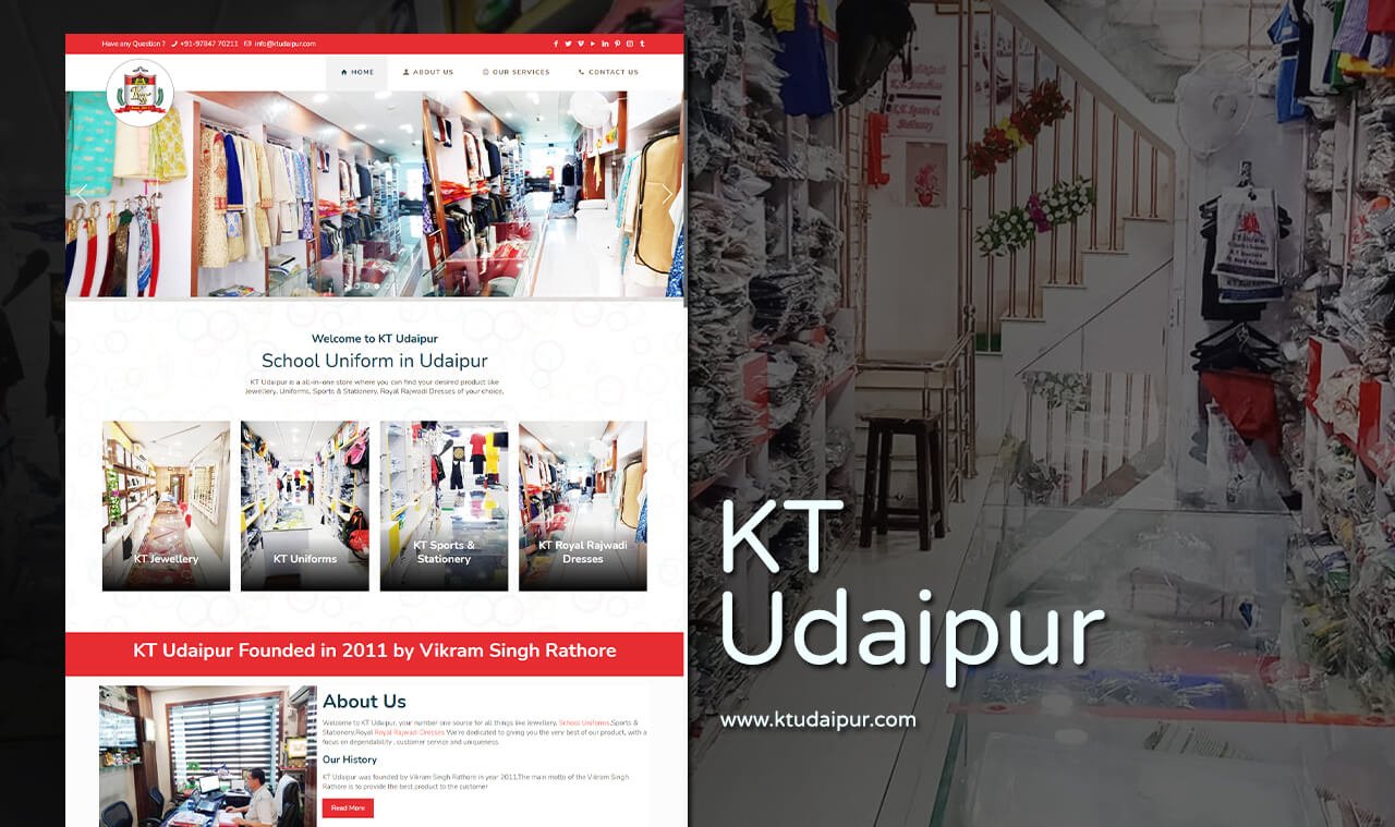 uniform wholesaler website design