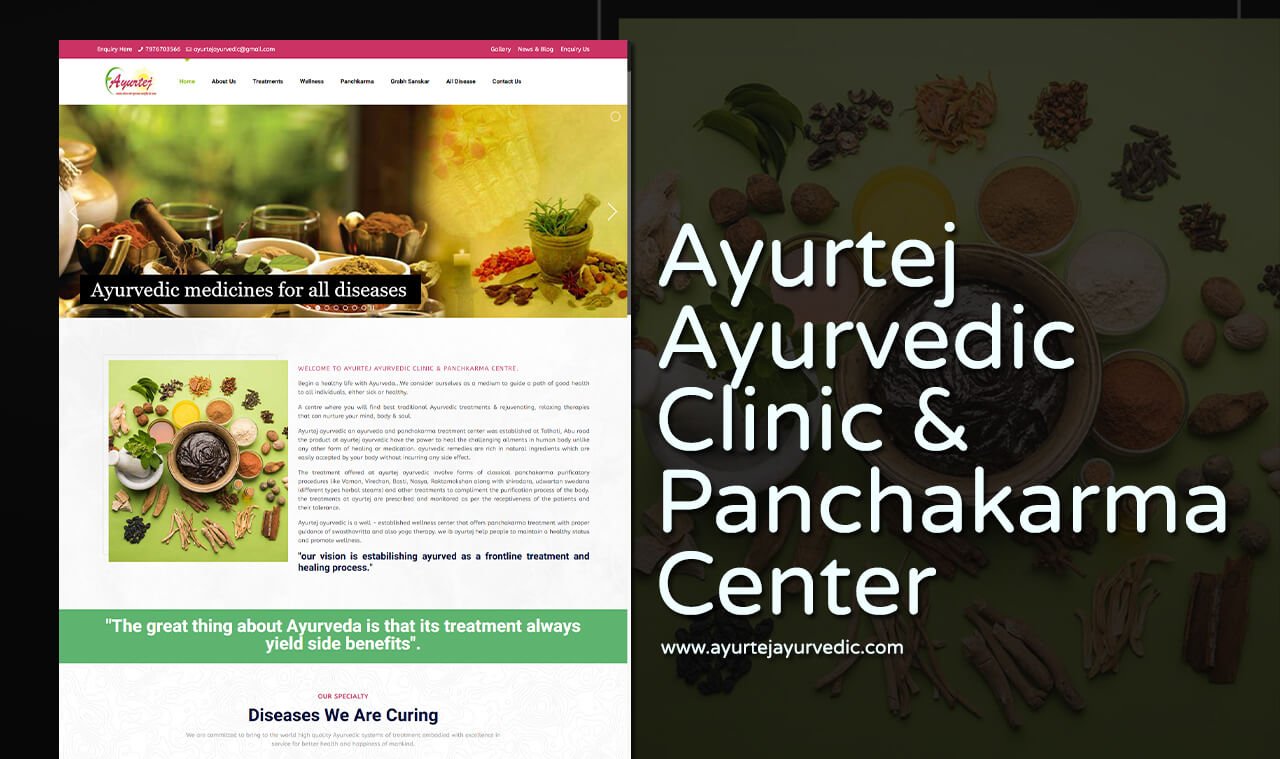 Ayurvedic Clinic Website Designers