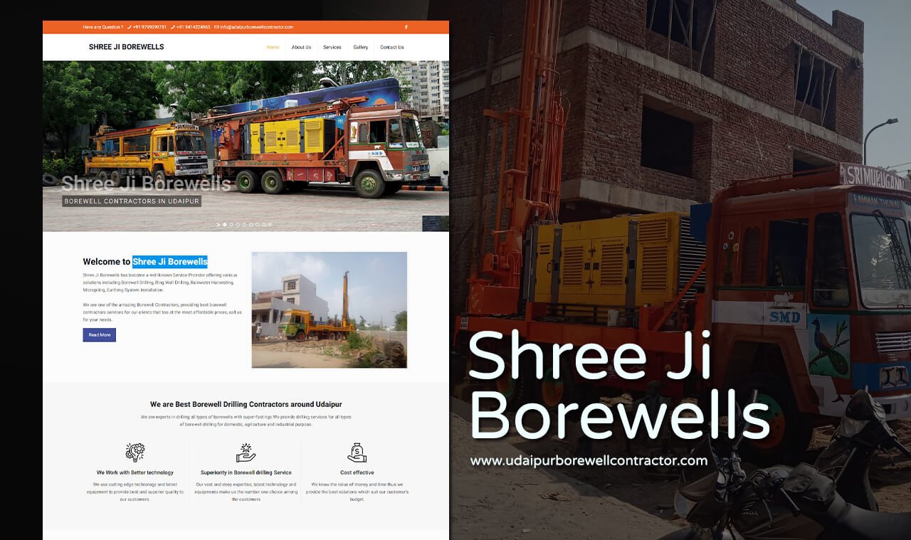 Borewells Services Website Designers