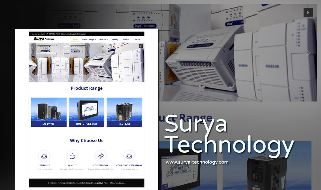 Electric Products Website Designers