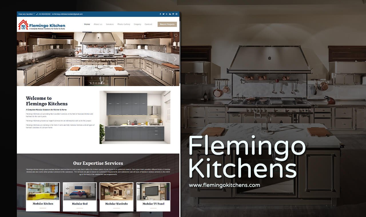 Modular Kitchen Website Designs