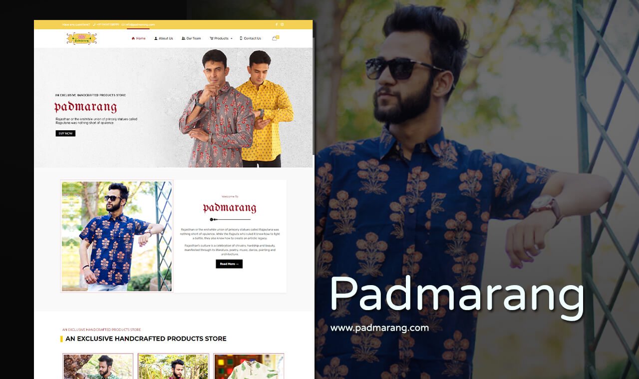 fashion website design
