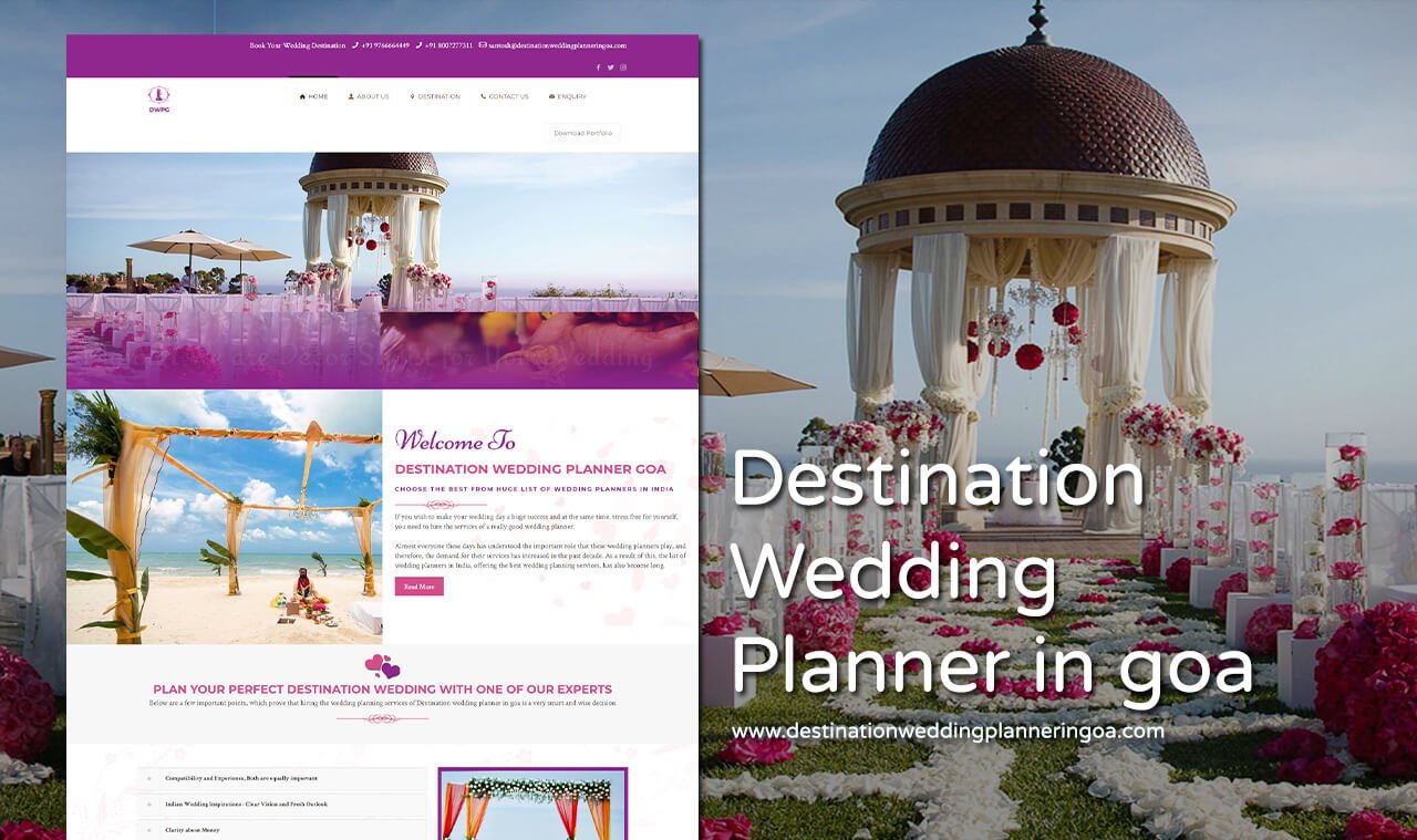 wedding website design