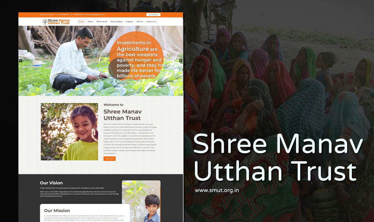 Trust and ngo website designer in udaipur rajasthan