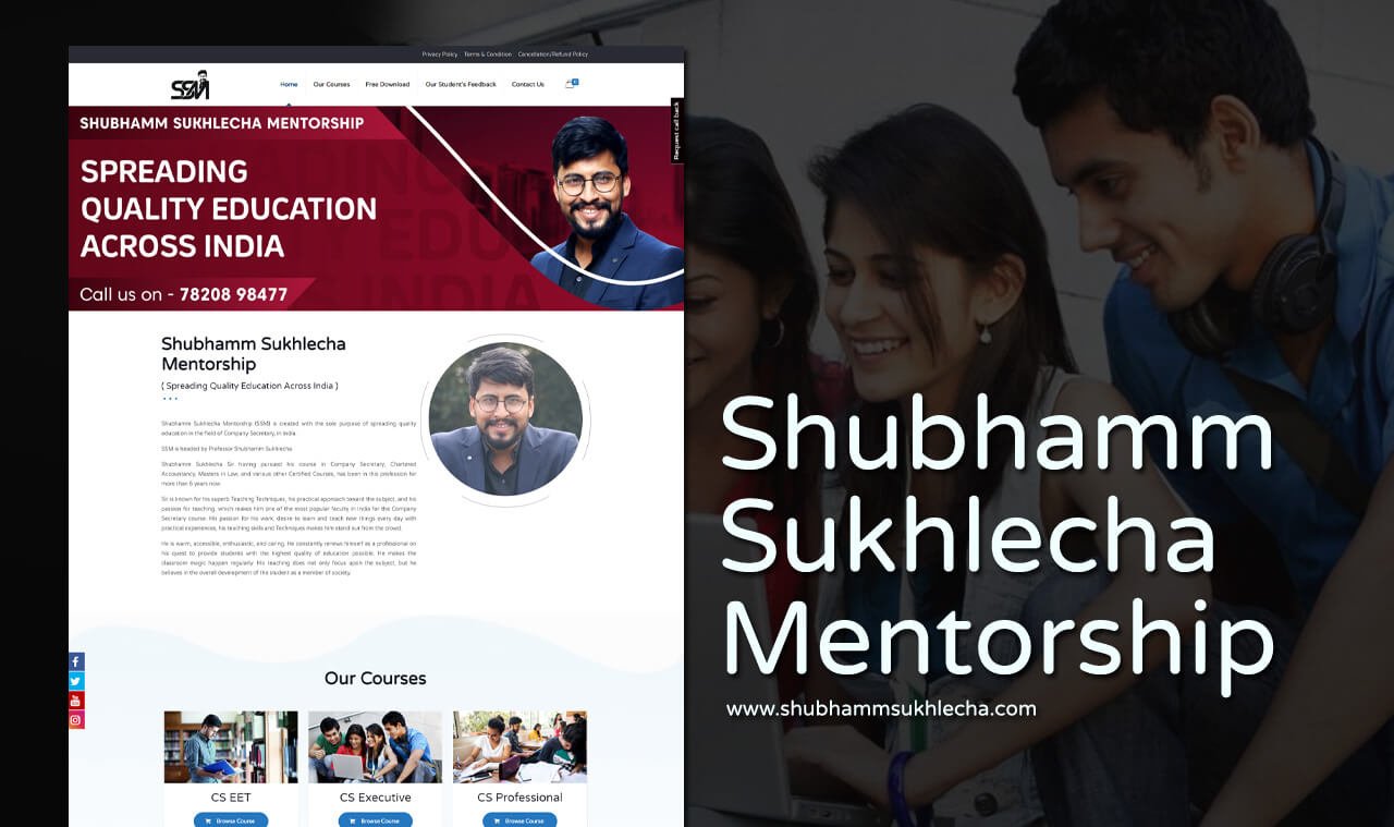 education mentorship website designer in udaipur rajasthan