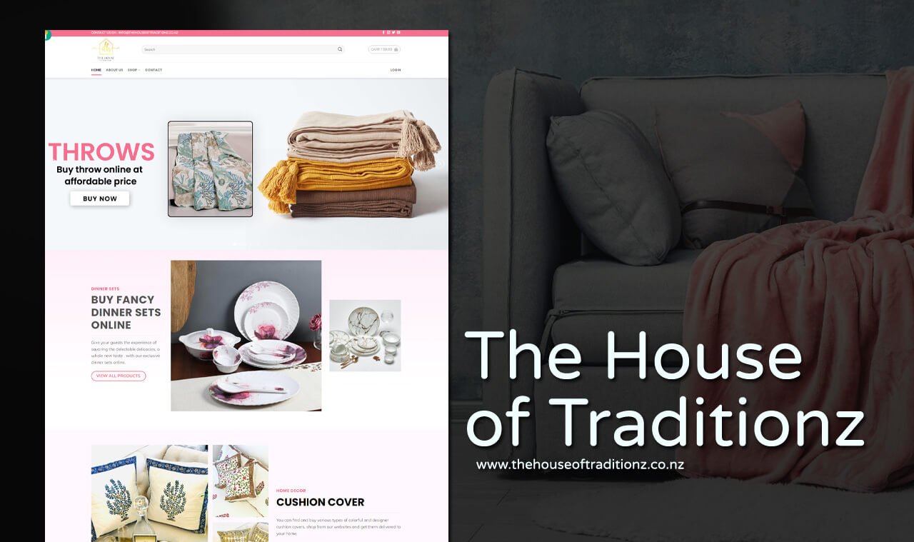 home decor item website designer in udaipur india