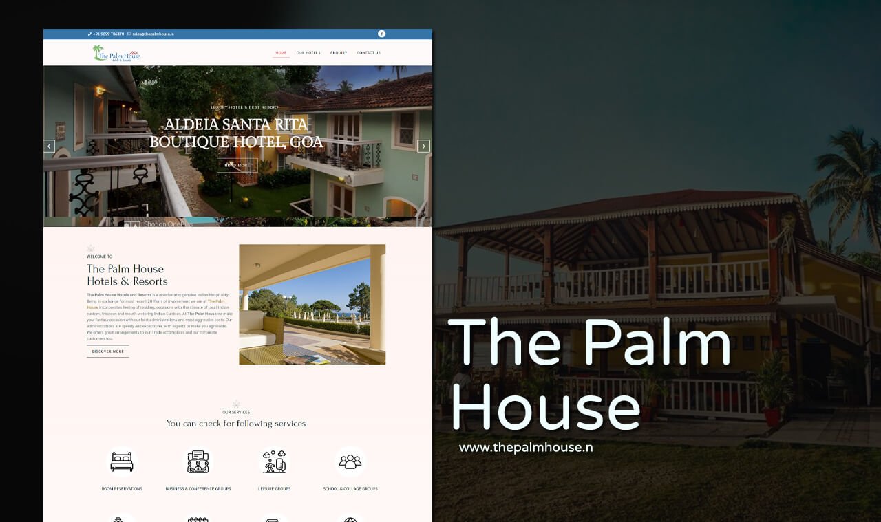 hotel group website designer in udaipur india