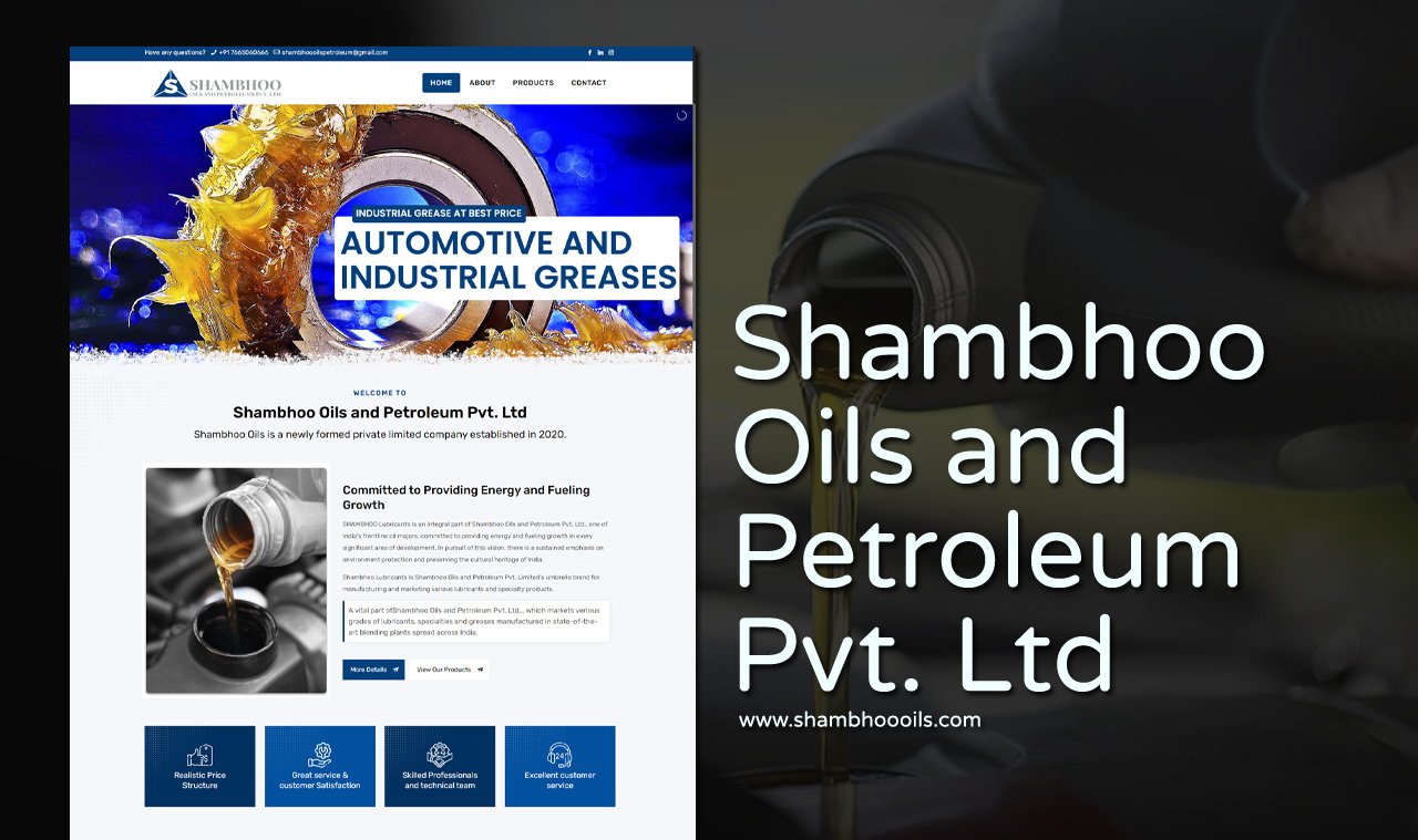 oil and petroleum website designer in udaipur india