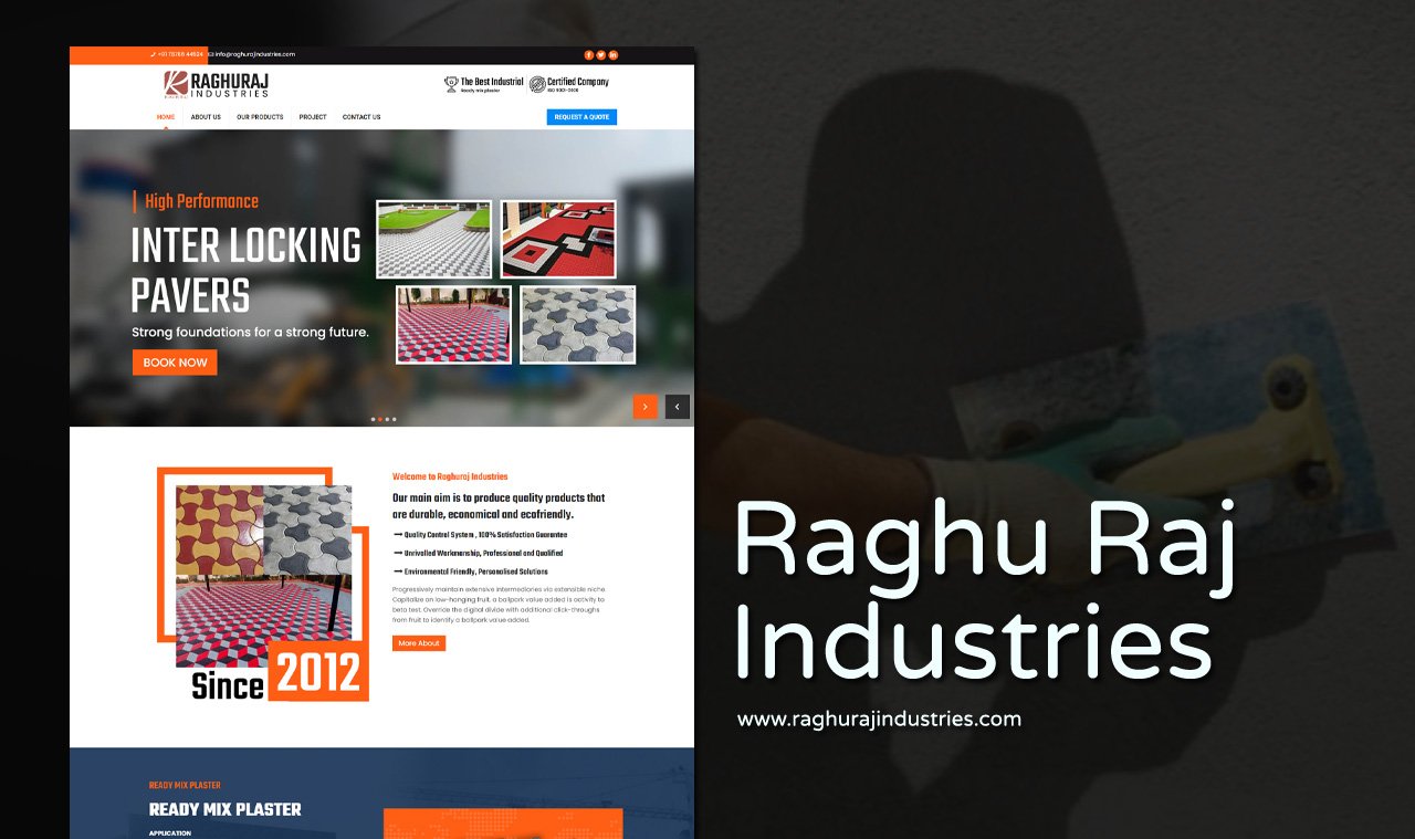 ready mix plaster website designer in udaipur rajasthan