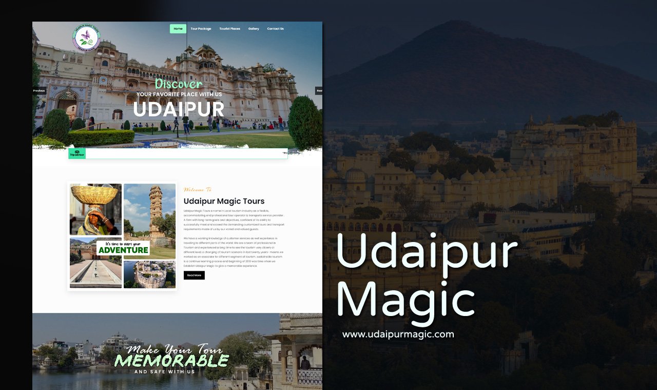 travel website designer in udaipur india
