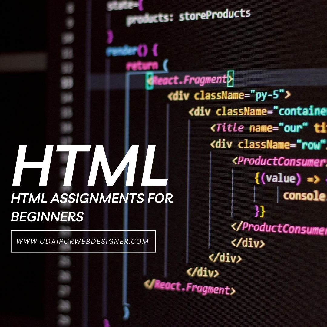HTML Assignments for Beginners