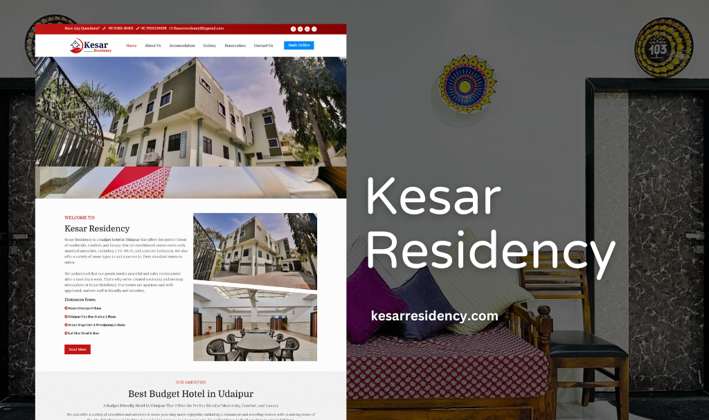 Home Stay Website Designer Udaipur