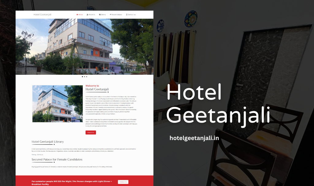 Hotel Website Designer Udaipur
