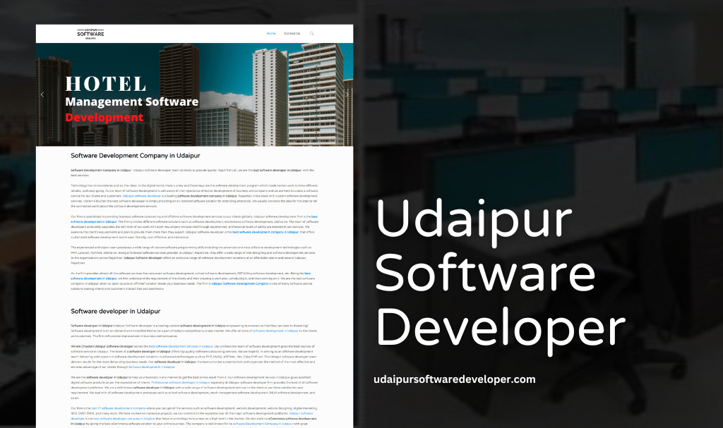 Technologies Website Designer Udaipur