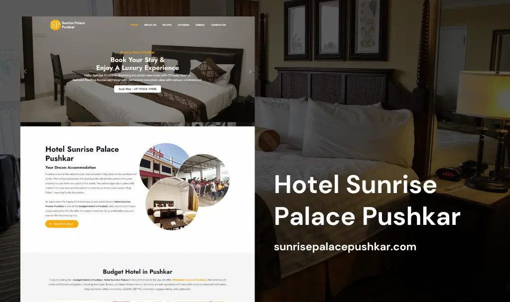 Hotel Website Designer in Udaipur