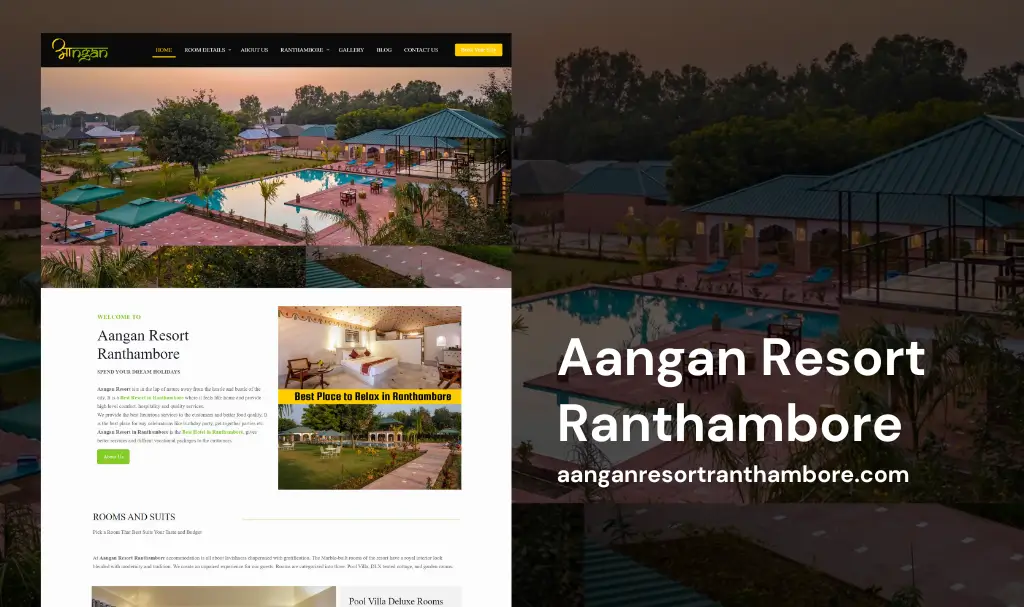 Resort Website Designer in Udaipur