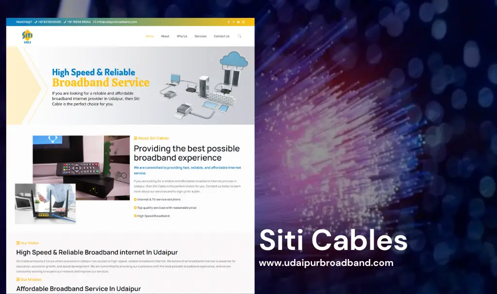 Professional Web Design for Cable Services