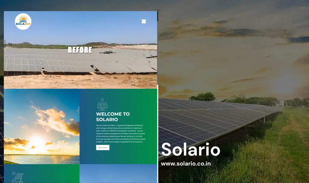 Solar Energy Website Design