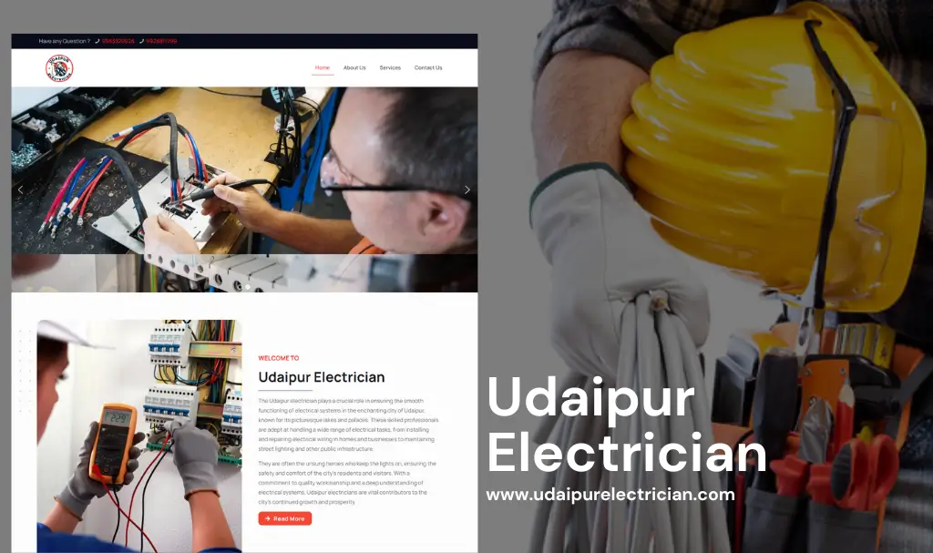 Top Electrician Website Design Services