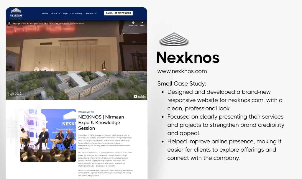 Expo Organizer Company Website Designer