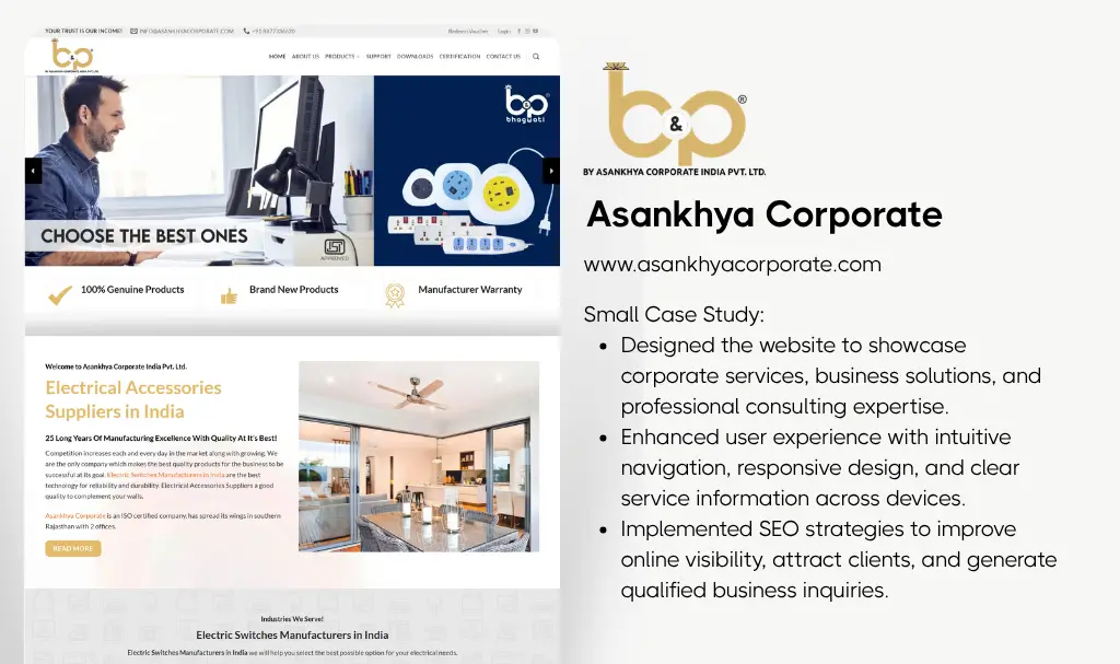 Corporate website designer udaipur rajasthan