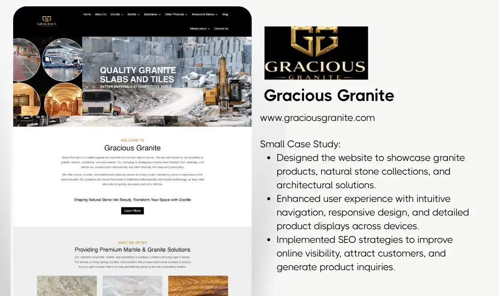 Granite marble website designer udaipur rajasthan