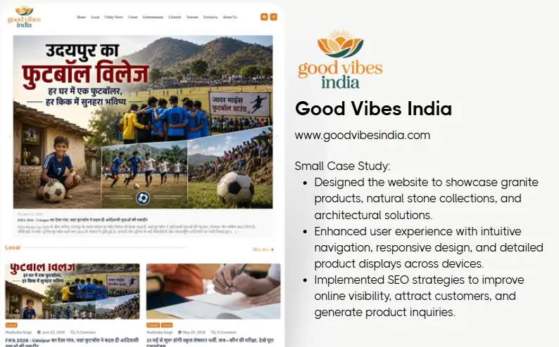 News portal website designer udaipur rajasthan