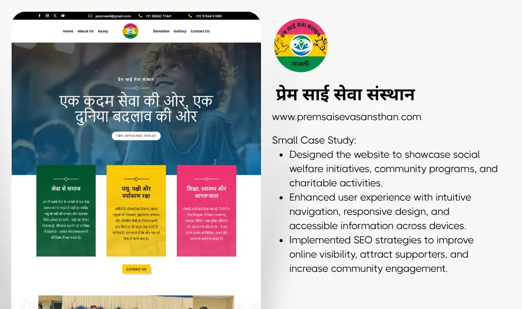 Ngo website designer udaipur rajasthan
