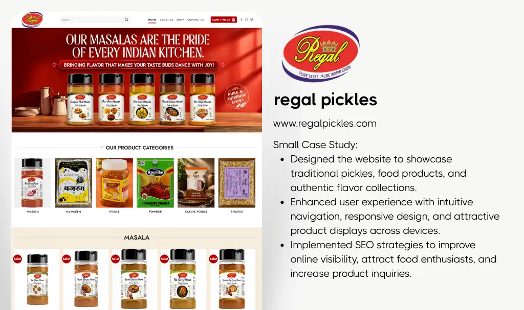 Pickles website designer udaipur rajasthan