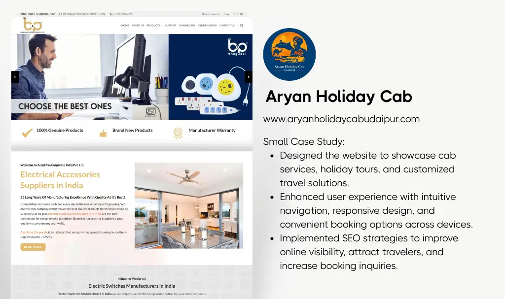 Tour package website designer udaipur rajasthan