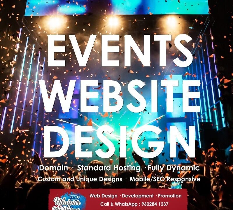 Event Management Company Website Design