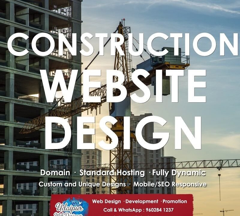 Construction Company Web Design India