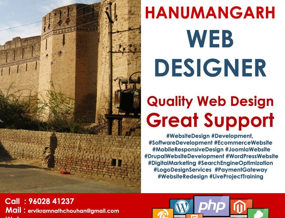 Web Designer Hanumangarh