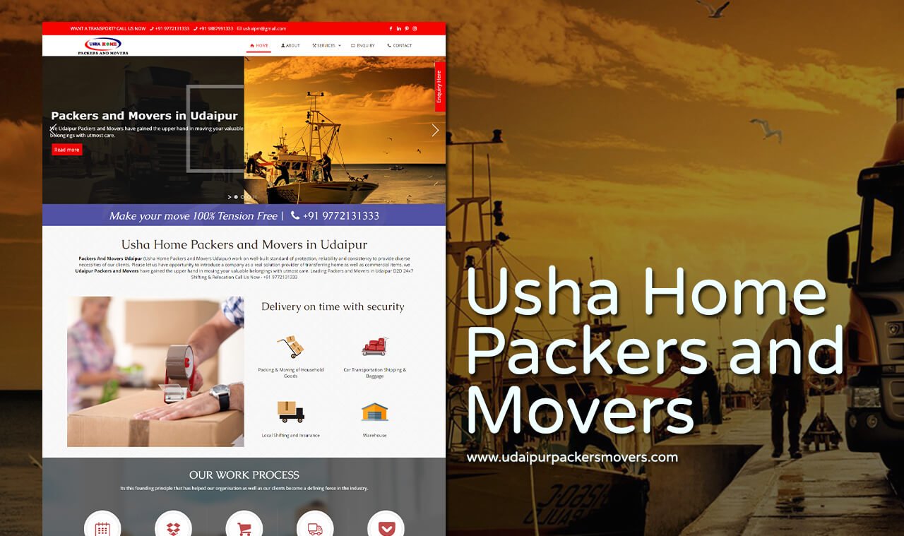 Udaipur Packers Movers portfoilio